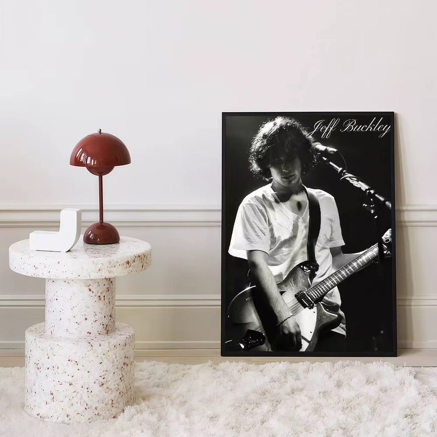 J-Jeff B-Buckley Singer Classic Movie Poster Wandkunst im skandinavischen Design, Mehrfarbig - Bild 6
