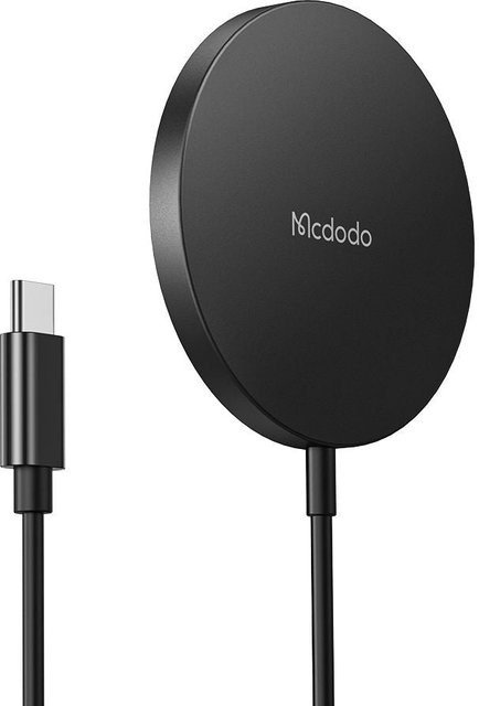 McDodo CH-4360 Moon Drahtloses Netzladegerät 15W Schwarz - Bild 1