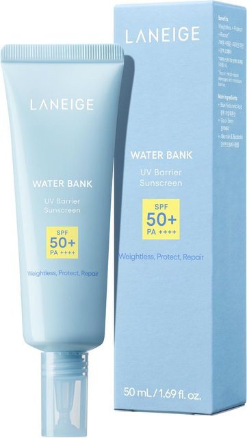 Laneige Waterbank UV Barrier Sonnencreme Serum, 50 ml, LSF 50+, Hyaluronsäure, Empfindliche Haut - Bild 1