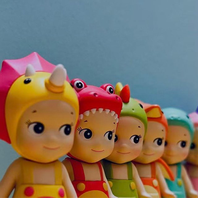 Bandai Dinosaurier, Mini-Anime-Figuren, Blind Box, Kunststoff - Bild 1