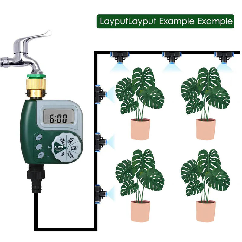 Orbit Digitaler programmierbarer Wassertimer für die automatische Gartenbewässerung, dunkelgrün - Bild 3