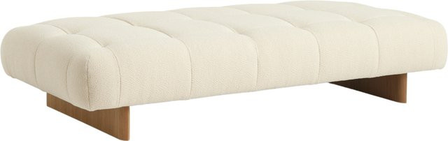 HAY Quilton Lift Daybed in Weiß mit Steppung und Holzdetails - Bild 1