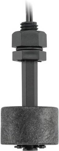 PIC PLS-041B-6-PA Schwimmerschalter Schwarz IP67 250 V/AC 200 V/DC 1.5A 1 Schließer 1 Öffner - Bild 1