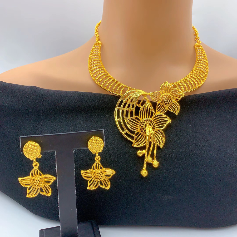ANIID Schmuck-Set Halskette, Ohrringe, Gold, Damen - Bild 2