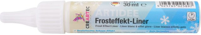 CREARTEC Frosteffekt-Liner in Weiß, 30 ml - Bild 1