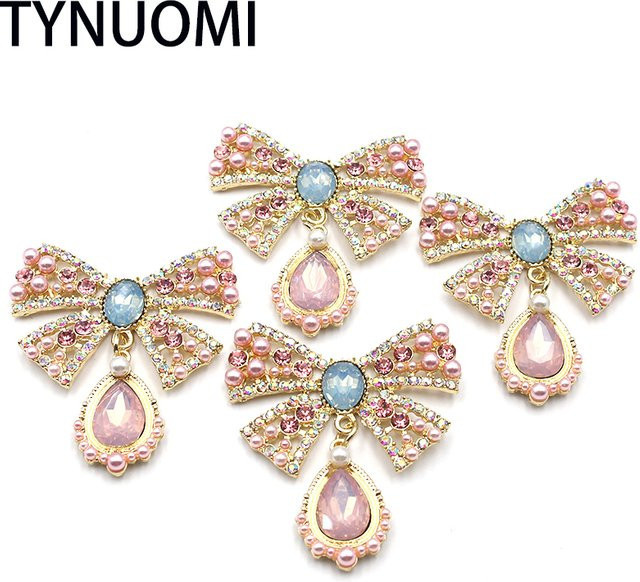 TYNUOMI Anhänger, Messing, Gold, Diamant, Perle, Unisex - Bild 1