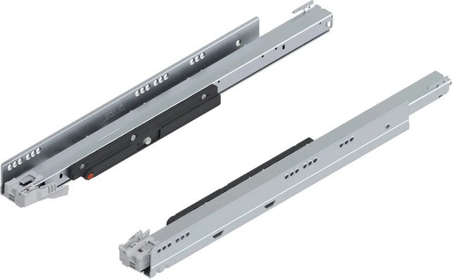 Blum Korpusschiene Legrabox Tip On Schubladenführung aus Edelstahl, Farbe: Silber, Länge: 550 mm, Tragkraft: 70 kg - Bild 1