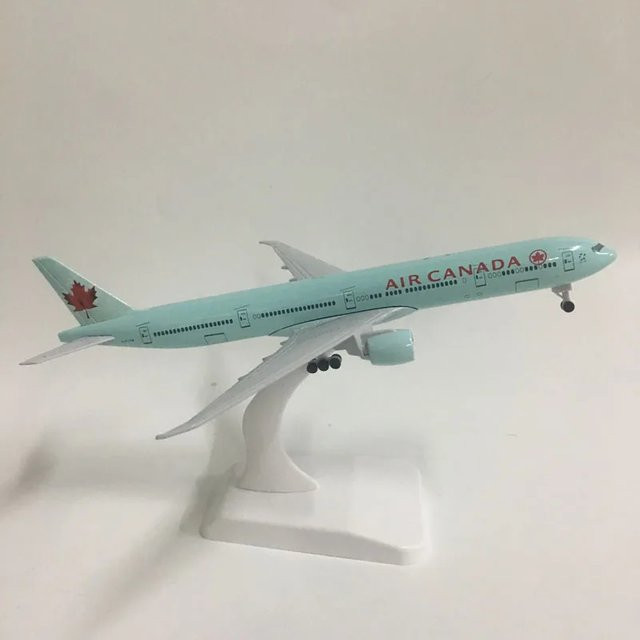 ZOCO Boeing 777 Air Canada Flugzeug Modell, Metall, 20 cm - Bild 1