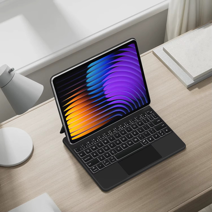 Xiaomi Magic Hintergrundbeleuchtete Tastatur Folio für Mi Pad 7 und Mi Pad 7 Pro 11,2 Zoll mit magnetischer Smart Cover Abdeckung und TouchPad in Schwarz oder Weiß - Bild 6