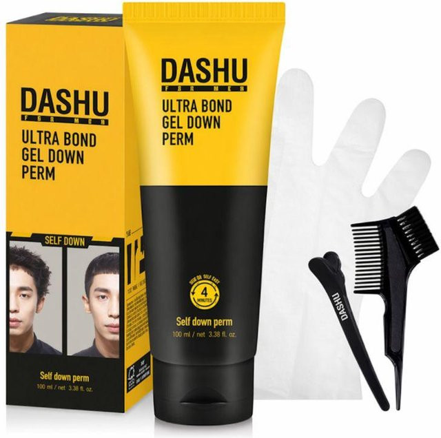 DASHU Ultra Bond Gel Dauerwelle Set, 100 ml, Herren, Grobes Haar - Bild 1