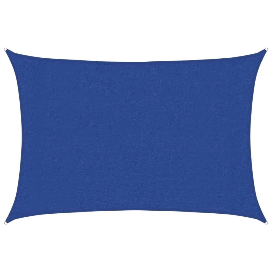 Furnicato Sonnensegel Rechteckig Blau aus HDPE, B x T: 3 x 5 m - Bild 2
