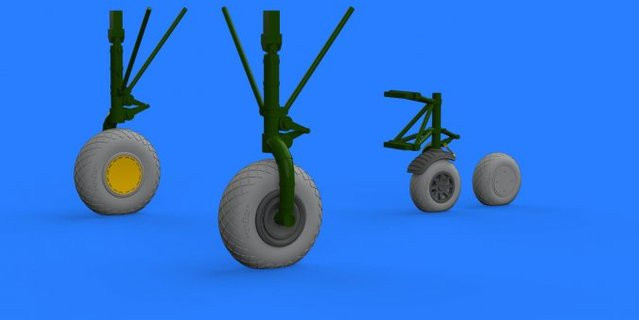 Hasegawa B-24 Wheels - Bild 1