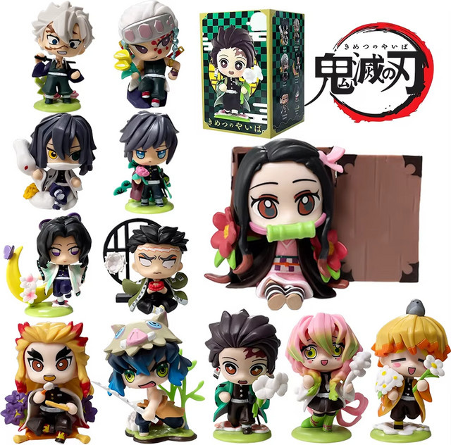 Bandai Demon Slayer Tanjiro Kamado Nezuko, Anime-Cartoon-Figur Blindbox - Bild 1