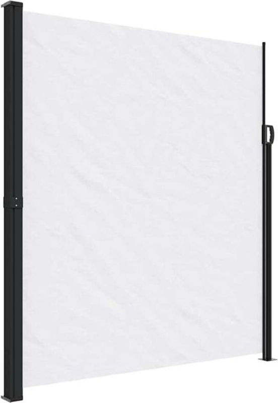 Ausziehbare Seitenmarkise Vidaxl in Weiß, B: 500 cm, H: 220 cm - Bild 1