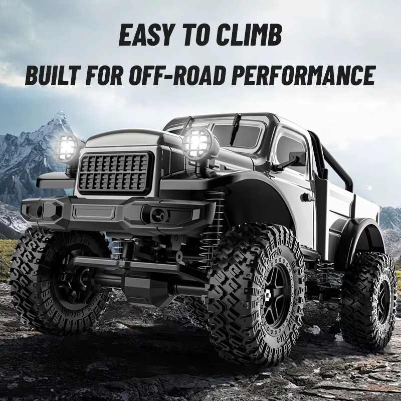 JIKEFUN Dodge Pickup Simulations-Kletterauto, Elektro-Truck, wasserdicht - Bild 2