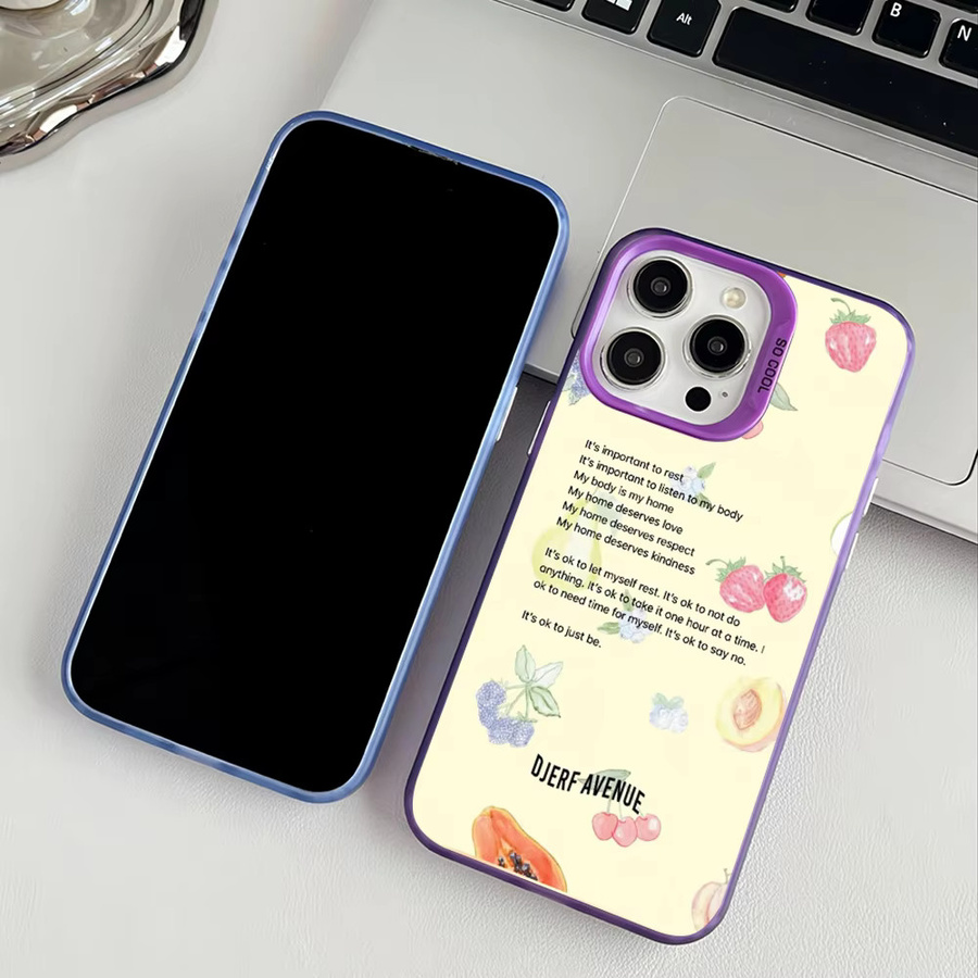 Djerf Summer Berries Print Avenue Handyhülle für Apple iPhone 11 bis 16 Pro Max Plus in Multicolour - Bild 2