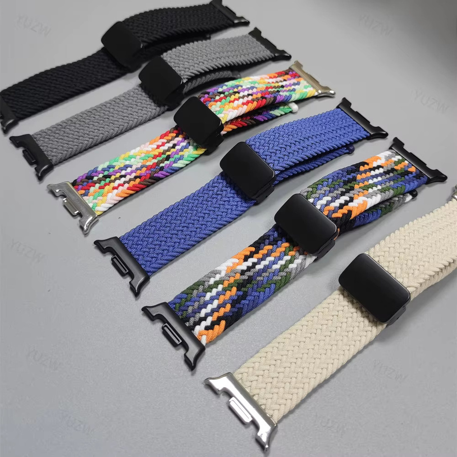 Samsung Galaxy Watch 8 Armband, Nylon, geflochten, multicolor - Bild 2