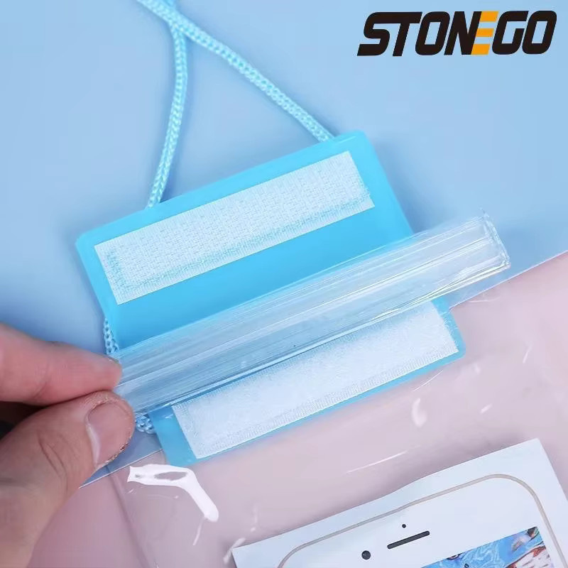 STONEGO Wasserdichte Handyhülle in Schwarz und Transparent für Schwimmen, Tauchen und Outdoor-Aktivitäten - Bild 3