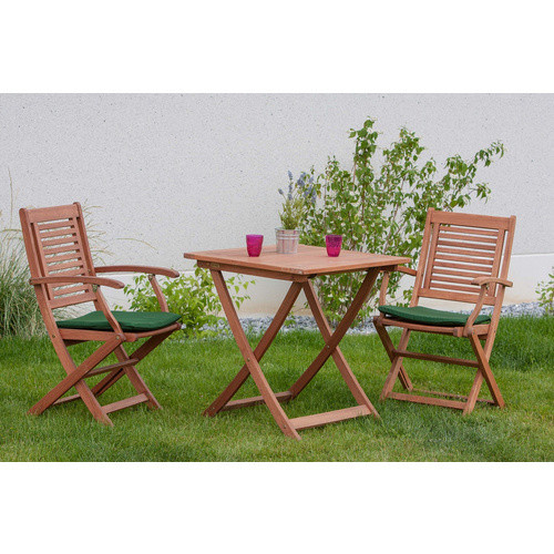 MERXX Balkonset Cordoba aus Eukalyptusholz, 3-teilig, braun - Bild 2