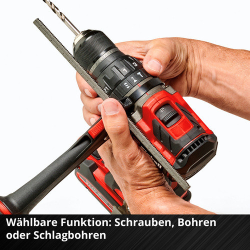 Einhell Power X-Change TP-CD 18/120 Li-i BL Solo Akku-Schlagbohrschrauber in Schwarz-Rot-Grau - Bild 4
