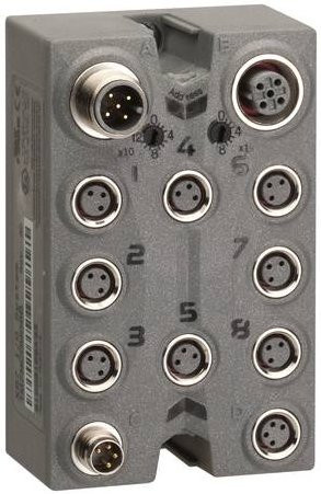 Schneider Electric TM7NCOM08B Erweiterungsmodul CanOpen in Grau - Bild 1