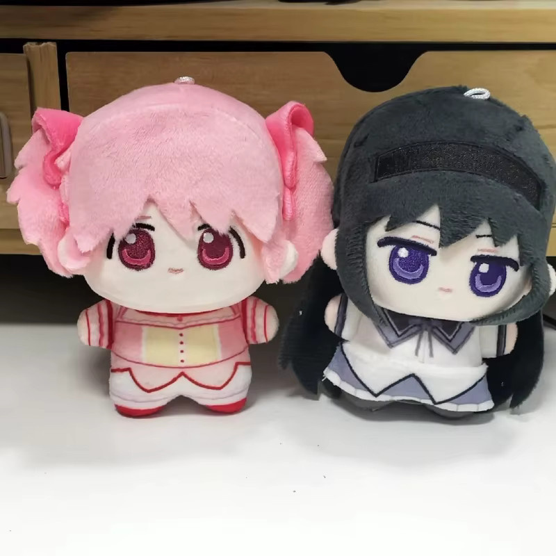 Bandai Puella Magi Madoka Magica Madoka Kaname Homura Akemi Q Version Plüschpuppe, 10cm - Bild 3