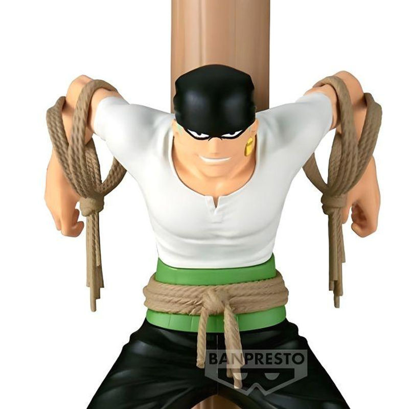 Banpresto One Piece Fig Life Anime Figur Zoro Roronoa in Weiß, Höhe: 17 cm - Bild 2