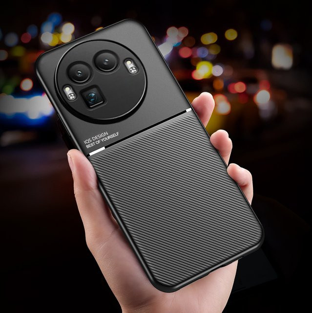 Schlanke und leichte Magnethülle für OPPO Realme GT8 Pro GT7 Pro GT6 GT 7T GT 6T in Schwarz oder Grün - Bild 1