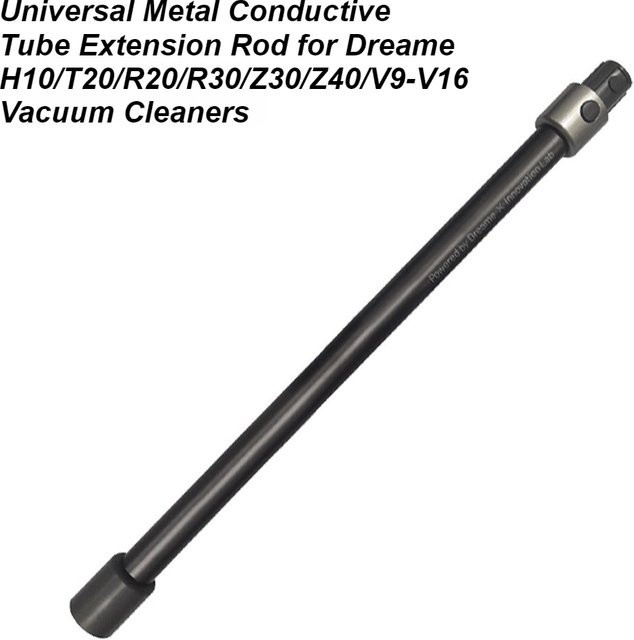Dreame Universelle Metall-Verlängerungsstange für Staubsauger H10, T20, R20, R30, Z30, Z40, V9-V16 in Schwarz - Bild 1