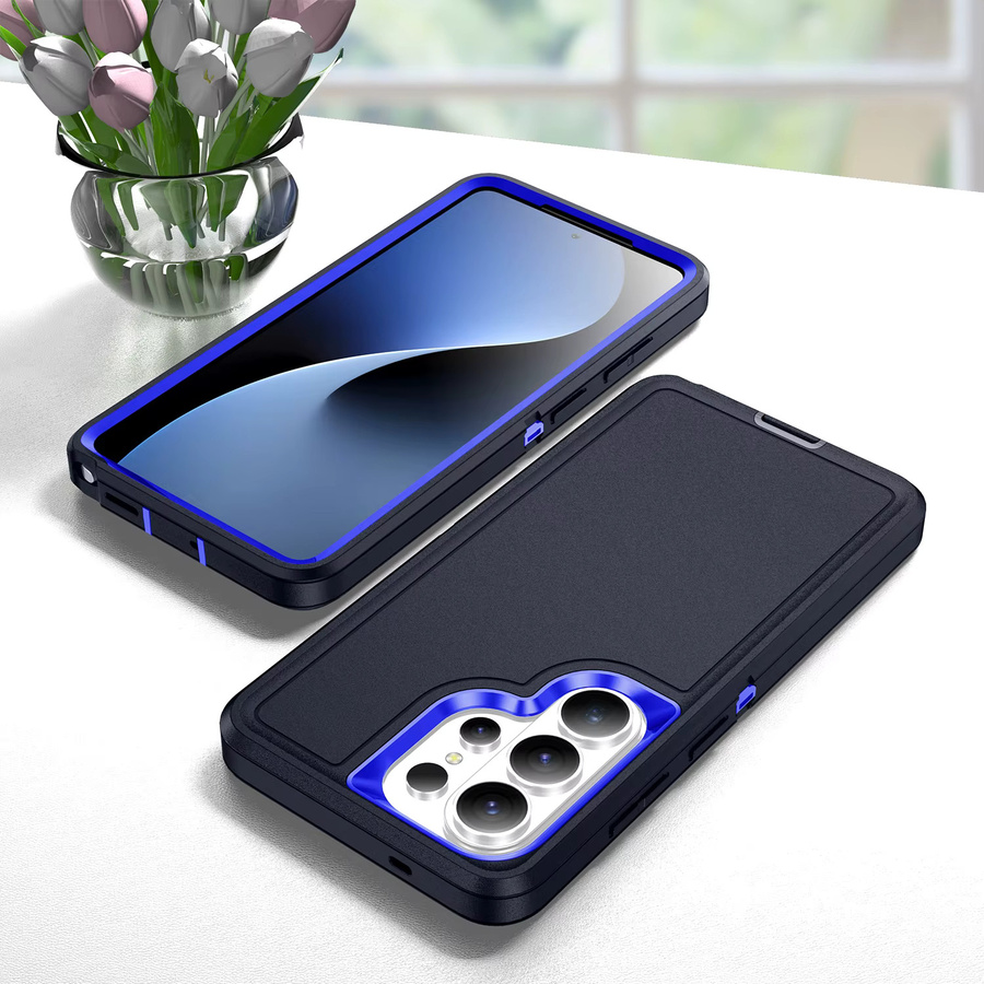 3-in-1 Hybrid-Schutzhülle Stoßfest und Robust für Samsung Galaxy S26, S26Plus, S25 Ultra und S25FE in Schwarz - Bild 5