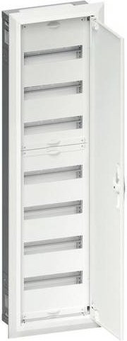 Hager FWU71S Feldverteiler für Hohlwände, 7 Reihen, Weiß, Einbau, Stahl - Bild 1