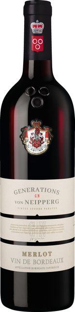 Neipperg Generations von Neipperg Merlot Rotwein, Bordeaux, 2024, trocken, 0,75 l - Bild 1