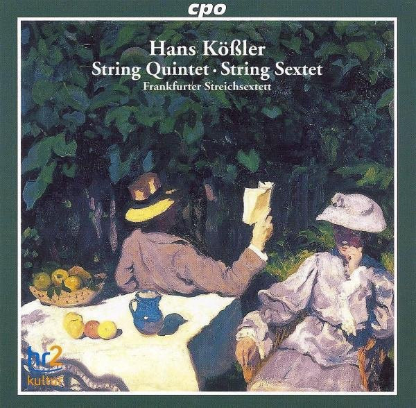 CD Hans Koessler Frankfurter Streich - Streichquintett und Streichsextett, Klassik, cpo, Schwarz - Bild 1
