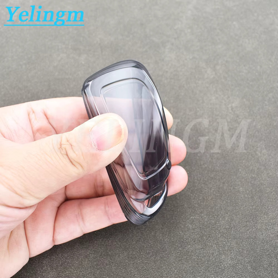 Transparente Autoschlüsselhülle von YELINGM für Hyundai Ix35 I40 I20 I10 Tucson Elantra Creta Sonata Ioniq Accent Creata Smart Remote Fobs Cover Case - Bild 2