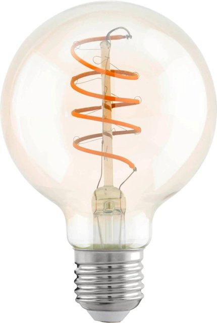 Eglo LED Leuchtmittel E27 Globeform in Transparent mit warmweißem Licht 2200 K, 4 W - Bild 1