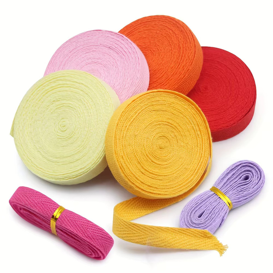 ZD031-10 Chevron-Baumwollband Set mit 21 Farben, 10 mm Breite, 2 Yards pro Farbe, Mehrfarbiges Gurtband und Spitzenbesatz für DIY-Projekte - Bild 1