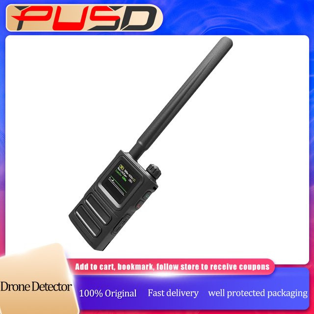 PUSD S10 Drohnen Detektor 300M-6GHz Handheld Drohnen Alarm in Schwarz - Bild 1