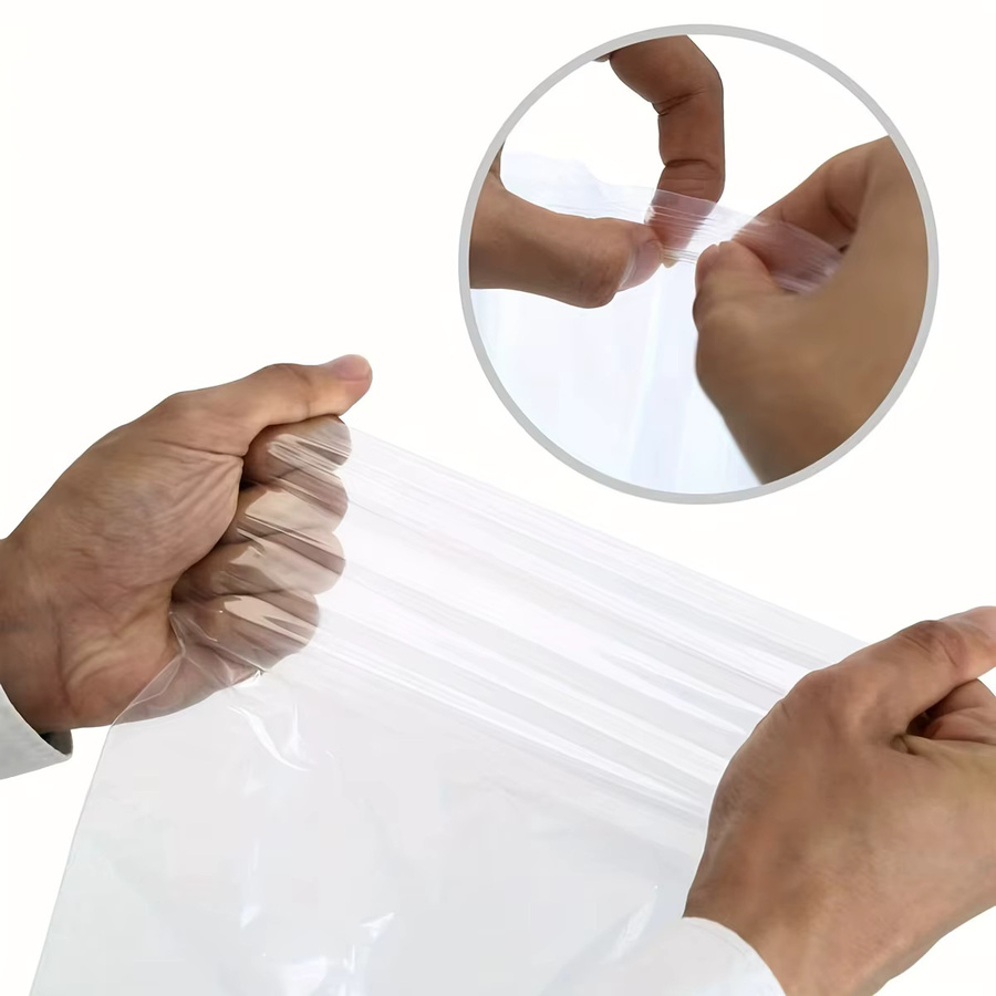 100 transparente Selbstdichtende Beutel aus Kunststoff für 5D Diamant Malerei und Kreuzstich Zubehör zur Aufbewahrung von Perlen und Steinen - Bild 4