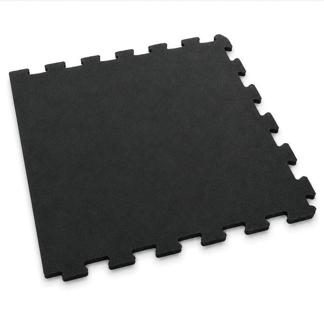Floordirekt Gummi Steckmatte Bodenschutzmatte Universal Robust Schwarz B/T: 50 x 50 cm - Bild 1