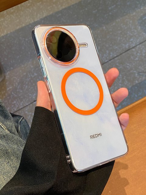 Xiaomi Magnetische Handyhülle für Redmi K80, K80 Pro und K80 Ultra, Transparent oder Schwarz, Sturzfest und Vergilbungssicher - Bild 1