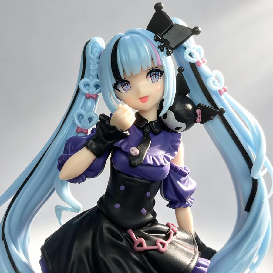 Bandai Hatsune Miku Kuromi Trio Anime-Figur, PVC-Modell, ab 3 Jahren - Bild 2