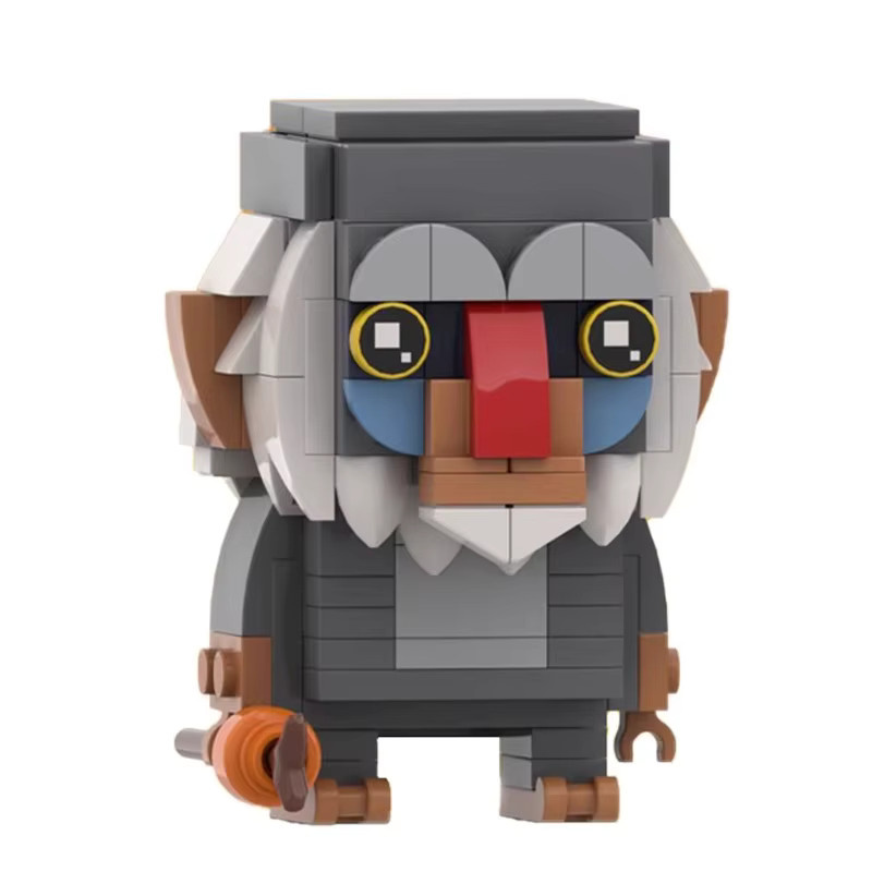 Bricklink Cartoon-Tierpuppe Löwe, Bausteine, Tiere - Bild 2