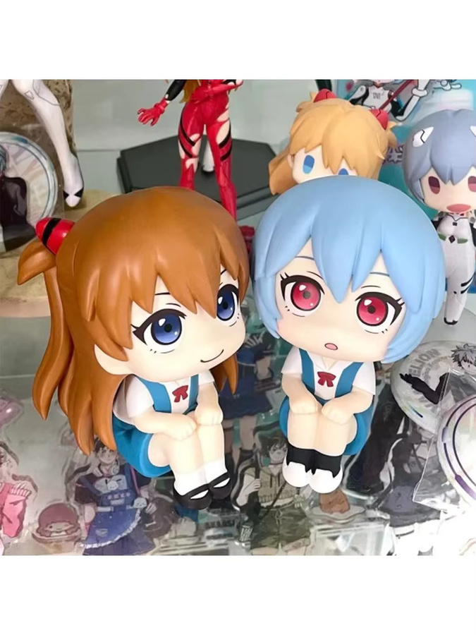 Bandai Evangelion Ayanami King Figur Souryuu Asuka Langley Look Up, Actionfigur, 10cm - Bild 5