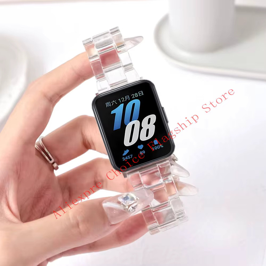 Samsung Armband für Galaxy Fit3, Kunststoff, transparent, bunt, Damen - Bild 1