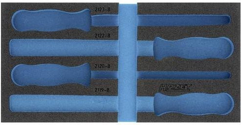 Hazet 2K-Weichschaum-Einlage 163-426L in Blau, B: 17,2 cm, L: 34,2 cm - Bild 1