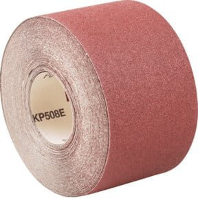 PFERD Korund Schleifbandrolle Papier SBR-P A60 für Holz und Metall, Farbe: Braun, Breite: 11,5 cm, Länge: 25 m - Bild 1