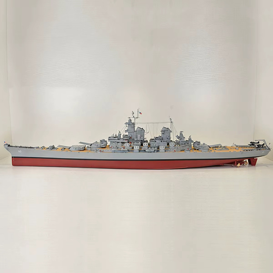 AT 99 MODEL USS Missouri Schlachtschiff, RC-Schiffsmodell, 1:200, 4-Motoren-Antrieb, Fiberglas, ferngesteuert - Bild 2