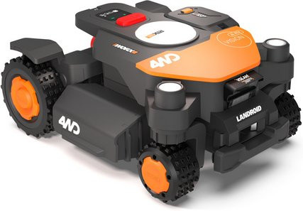 WORX Mähroboter Vision Cloud AWD M600 für ca. 600 m² in Orange und Schwarz mit Akku - Bild 1