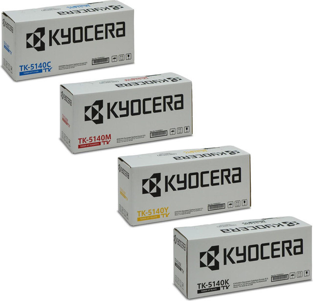 Kyocera Original TK-5140 Toner Multipack 4er-Set für Laserdrucker in Cyan, Magenta, Gelb und Schwarz - Bild 1