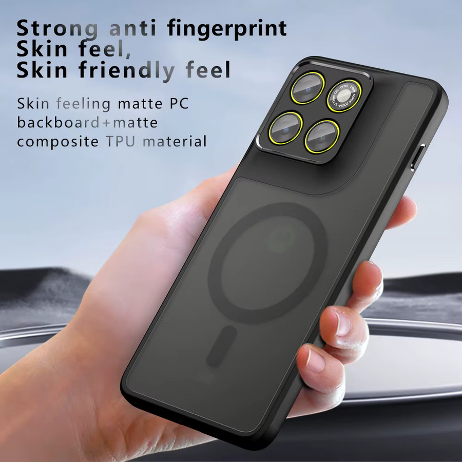 Motorola Signature MagSafe magnetische Acryl-Hülle für Moto Edge 70 Ultra und X70 Air Pro, transparent, matt und stoßfest - Bild 3